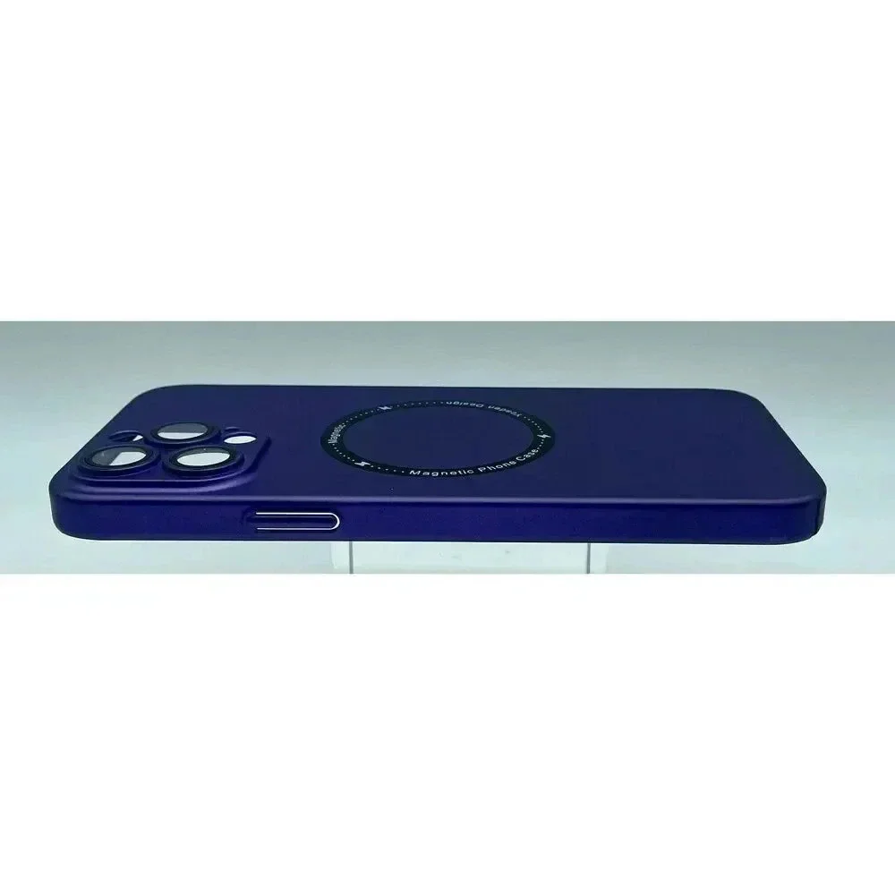 Magnetic Case For iPhone 14 Plus 13 Pro Max 6.7” Camera‎ Lens Protection Purple